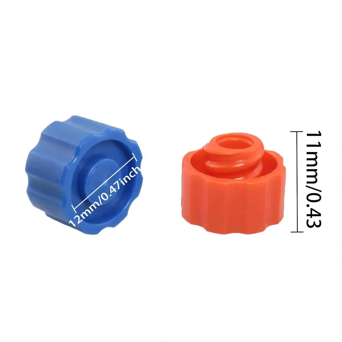 Luer Lock Stopper Caps for Syringes - Screw on Medifungi